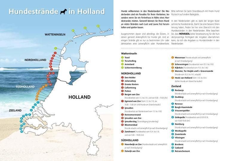 Hundestrand Holland Übersicht