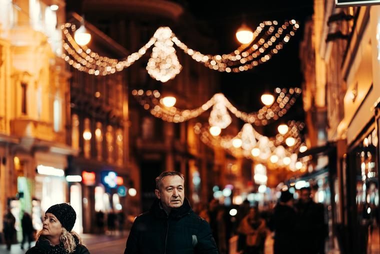 Weihnachten Zagreb Kroatien