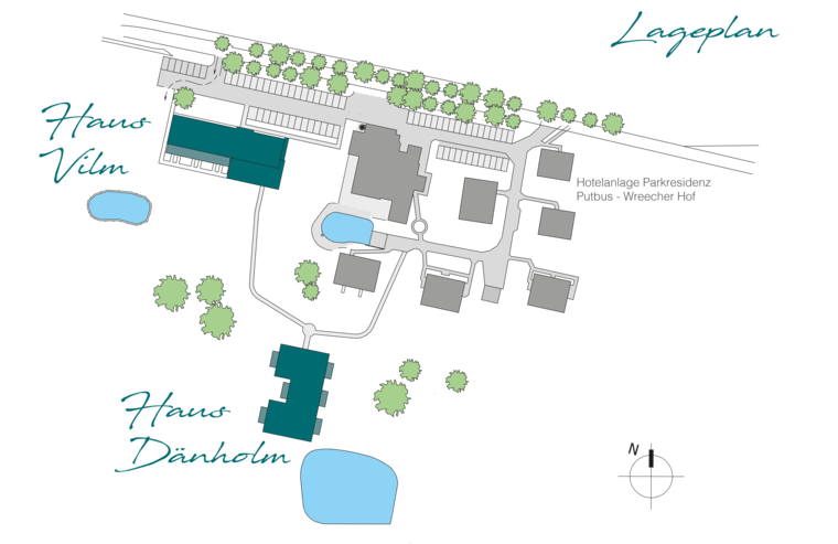 Lageplan Apartmentanlage Wreecher Idyll