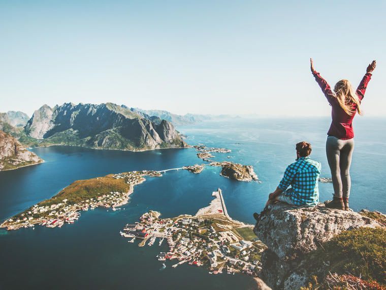 Wanderung auf den Reinebringen Lofoten