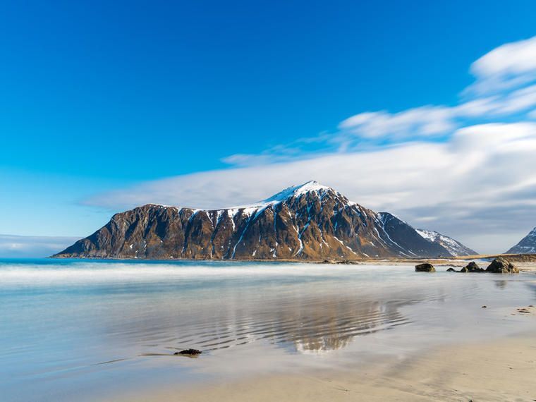 Skagsanden Strand in Norwegen