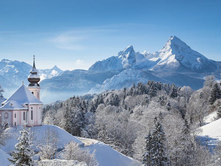 Winter in Bayern Berchtesgadener Land