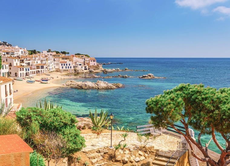 Calella de Palafrugell, Katalonien, Spanien