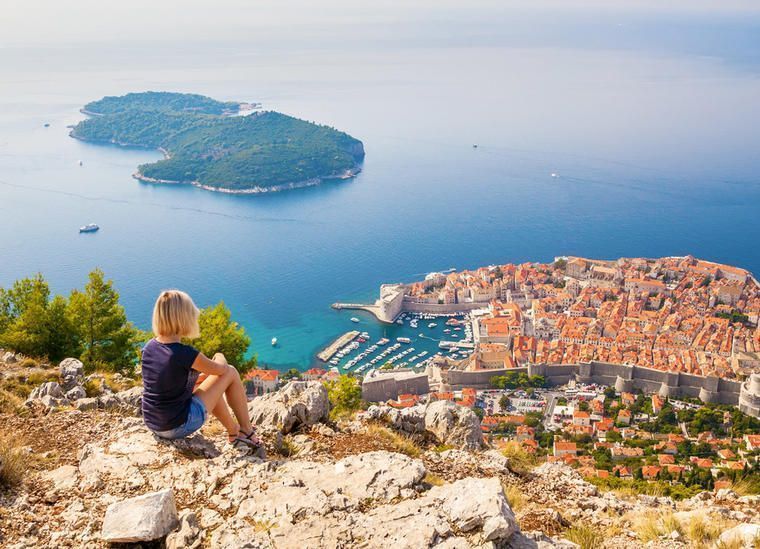 Aussicht, Altstadt von Dubrovnik, Kroatien