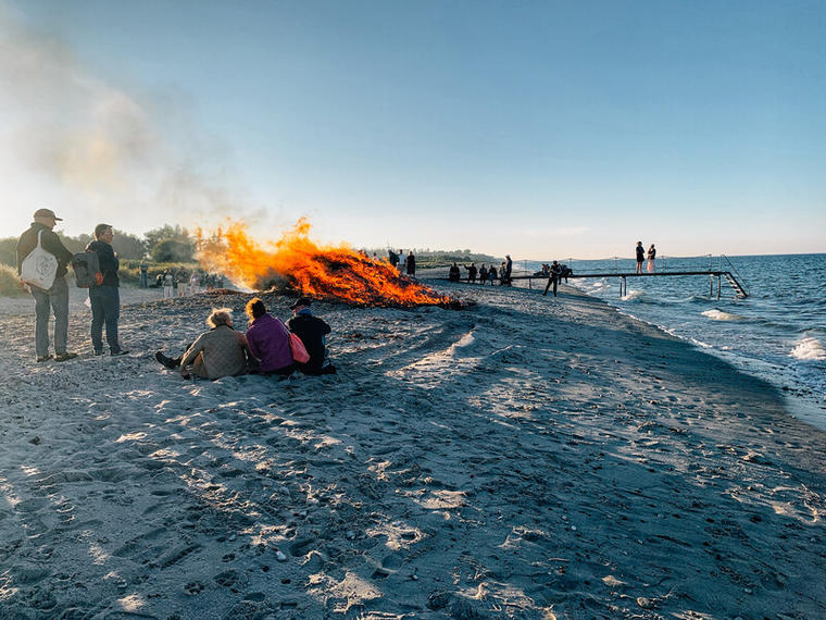 Sankt Hans am Nordby Strand, Samsø