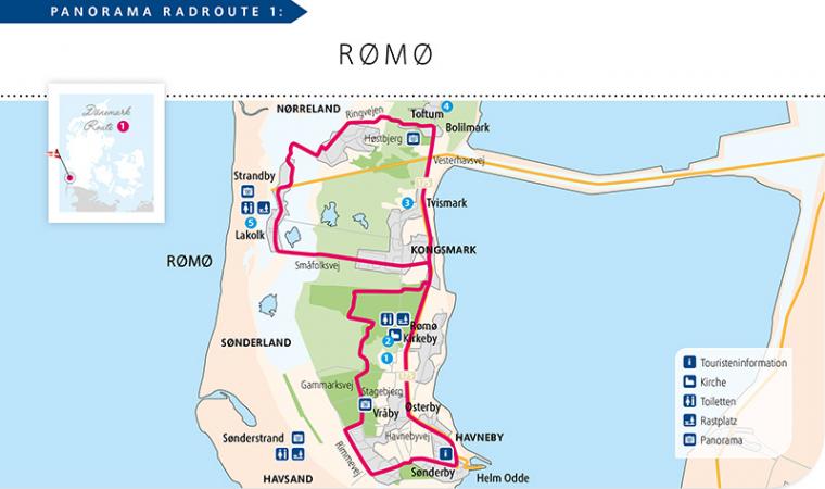 Fahrradroute Römö