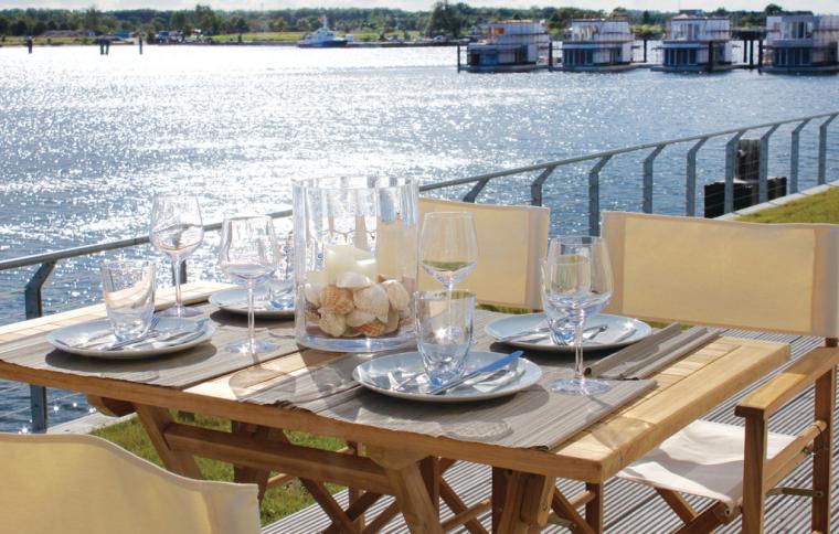 Ferienhaus im Ostseeresort Olpenitz mit Meerblick
