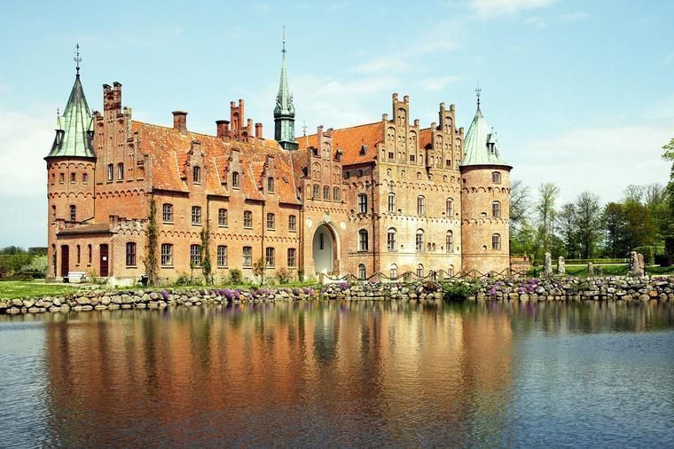 Schöne Orte Dänemark Fünen Schloss Egeskov