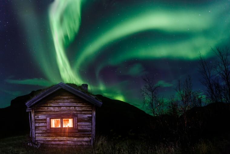Ferienhaus Norwegen Polarlicht
