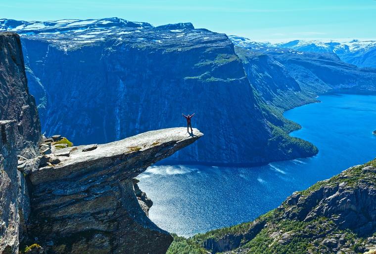 Trolltunga Norwegen Aussicht