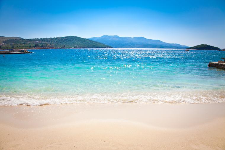 Strand bei Ksamil