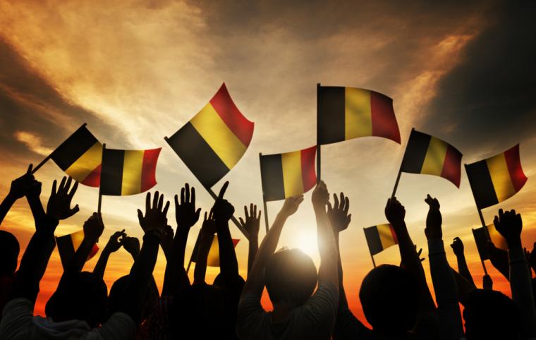 Belgische Flaggen