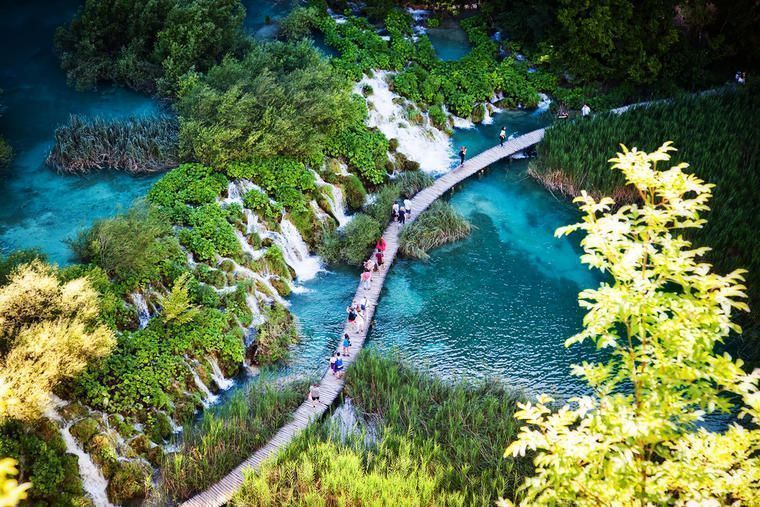 Kroatien Sehenswürdigkeiten Plitvicer Seen