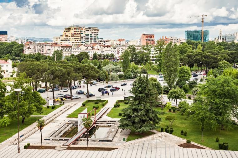 Ausblick aus Ferienwohnung Tirana