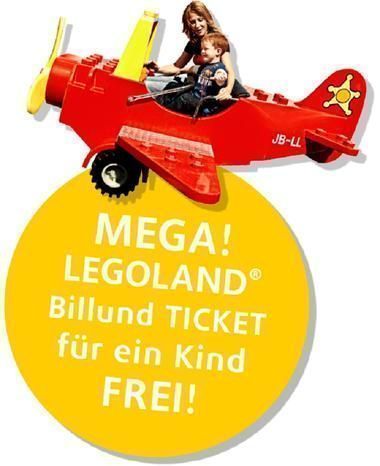 Freier Eintritt Legoland für ein Kind