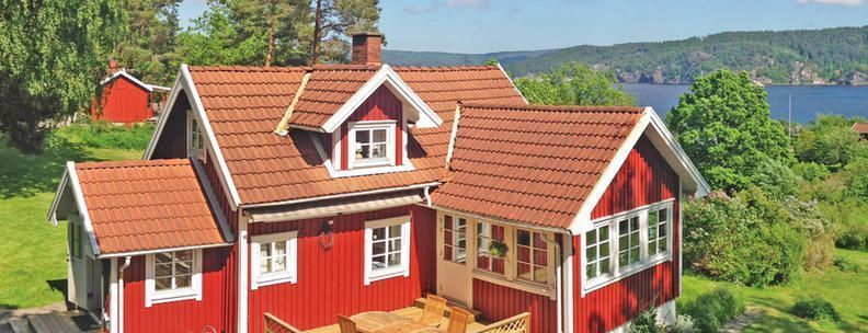 Ferienhaus am See in Schweden