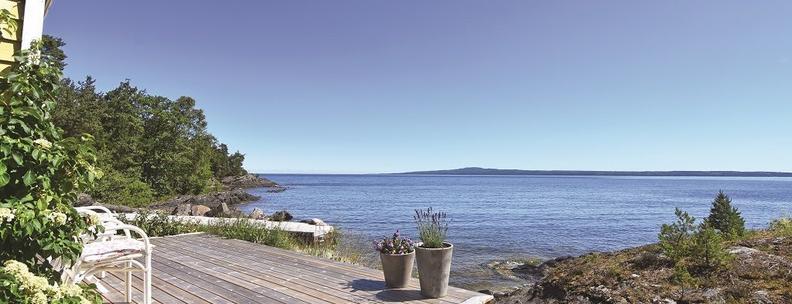 Seeblick im Ferienhaus Vänern