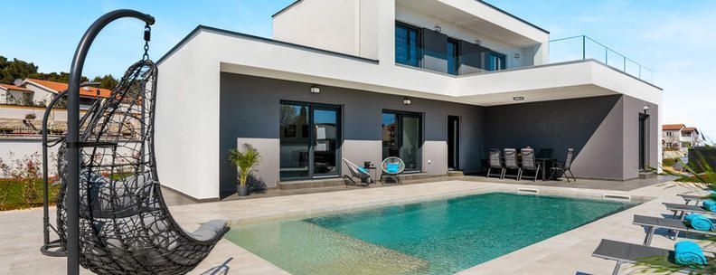 Ferienhaus mit Pool in Kroatien