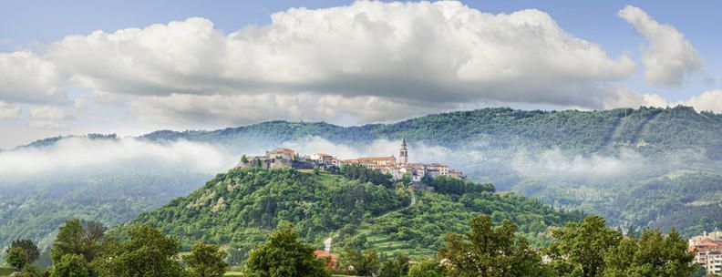 Altstadt von Buzet in Kroatien