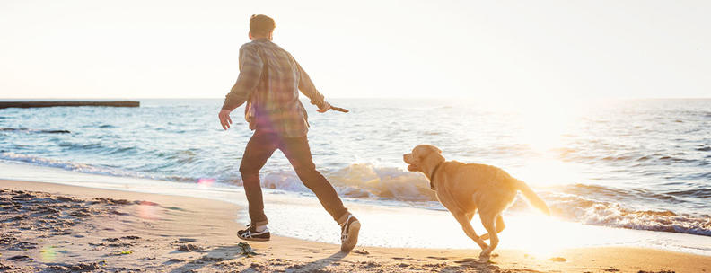 Boltenhagen mit Hund