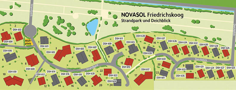 Ferienpark Friedrichskoog Plan