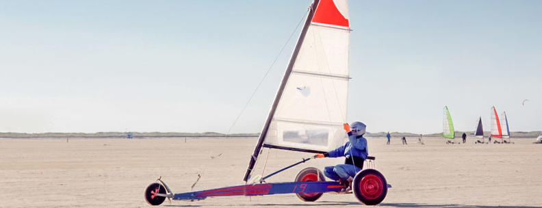 Kitebuggy im Dänemark Urlaub