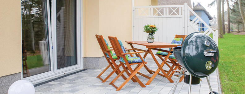 Terrasse Fischerdorf Zirchow