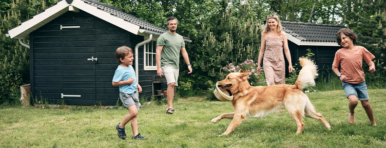 Familie mit Hund Kurzurlaub